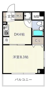 アソルティ関内大通公園【2階】の間取り