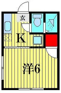 シティハイム フローラ【1階】の間取り