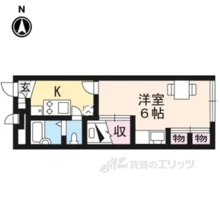 レオパレスなかの【1階】の間取り