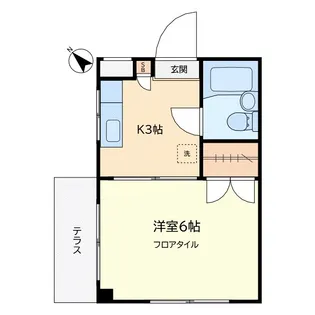 ハイム碑文谷【1階】の間取り