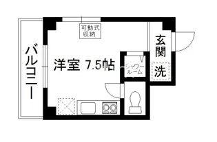 エスポワール里西【4階】の間取り