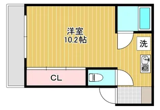 yellow garden【3階】の間取り