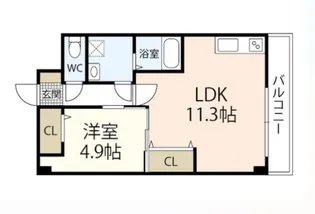 メゾン・ド・W【2階】の間取り