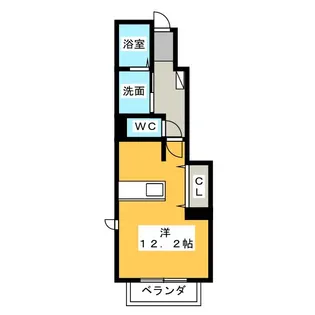 メラロッソプリモ【1階】の間取り