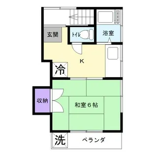 国東荘【2階】の間取り