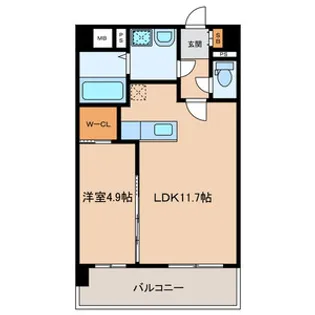 J松島【4階】の間取り