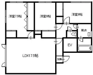 ウィズビル【3階】の間取り