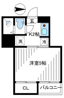 益谷ハイツ【3階】の間取り
