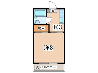 メゾンハイツ杉山【3階】の間取り