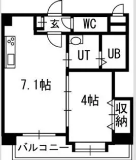 クラッセ北大通りII【2階】の間取り