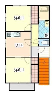 Blume・A【2階】の間取り