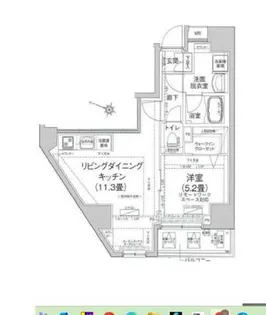 アイルプレミアム本駒込【9階】の間取り