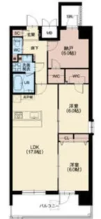 スプランティッド江坂DUE【1階】の間取り