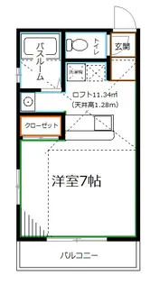 アークテラス【2階】の間取り