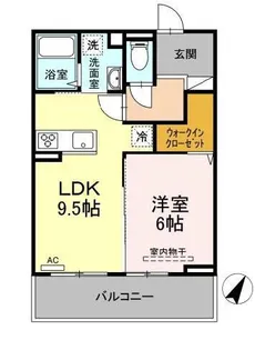 サスティーナ【3階】の間取り