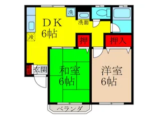 サンクレスト【1階】の間取り