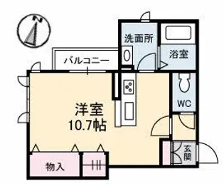 Casa Peridot【2階】の間取り
