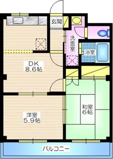 サンタプレイス【1階】の間取り