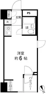 DeLCCS神楽坂五軒町【4階】の間取り