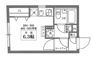 COCOCUBE井草【2階】の間取り
