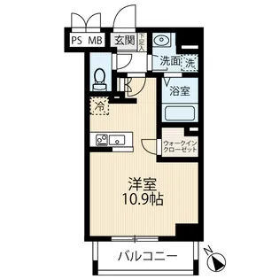LIBTH前島II【9階】の間取り