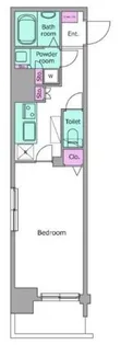 レジディア銀座東【2階】の間取り