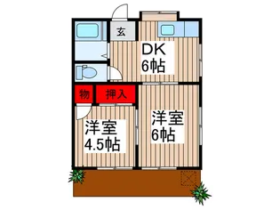 サニ-コ-ポ【1階】の間取り