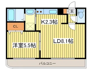 グランメールサンサーラ【2階】の間取り