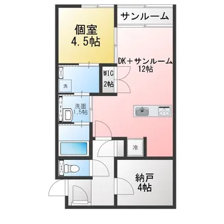 ル・メゾン川崎【2階】の間取り