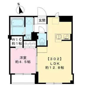 リビエール水神【3階】の間取り