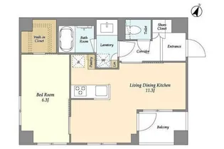 ベルファース駒沢三丁目【3階】の間取り
