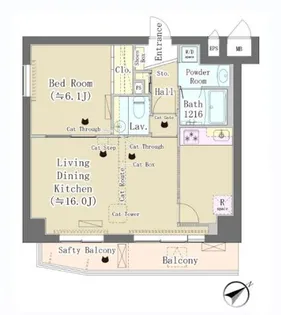 Maison de Takaya【3階】の間取り