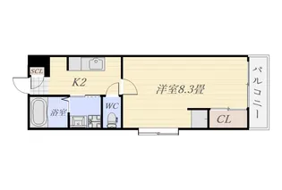 ロゼフラン【4階】の間取り