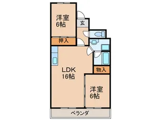 宮地興産ビル【4階】の間取り