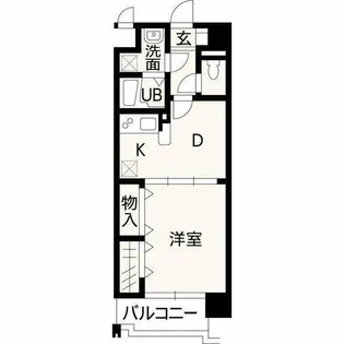 センチュリー神水【7階】の間取り