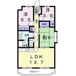 グランアージュ【2階】の間取り
