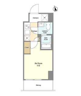 コンフォリア・リヴ川崎南幸町【9階】の間取り