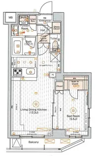 ヴォーガコルテ久が原アジールコート【3階】の間取り
