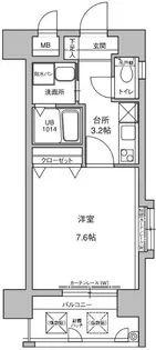 アクタス西公園アーバル【3階】の間取り