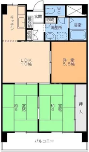 パークハイツ【1階】の間取り