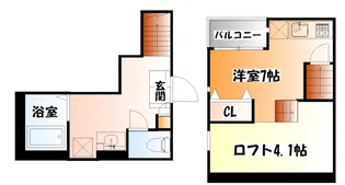 RIZEST レガーロ東照宮【1階】の間取り