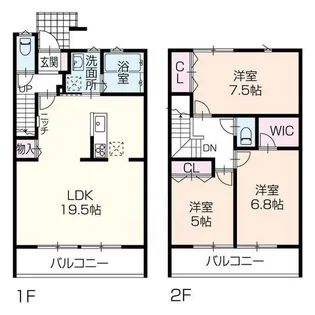 OA FLAT飾東II【2階】の間取り