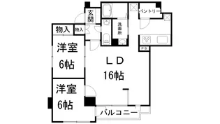 ヒューマンズウェル城南館【3階】の間取り