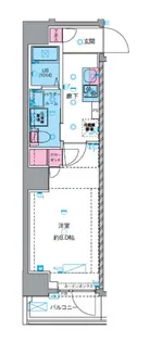 ジェノヴィア南千住VII【4階】の間取り