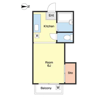 ムーンハイツ【2階】の間取り