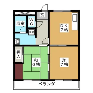 ウィズ三好ヶ丘【1階】の間取り
