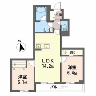 サングラリオ【3階】の間取り