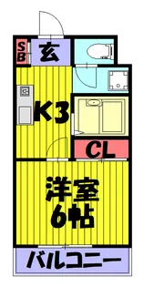 グリーン・エンペラー【1階】の間取り