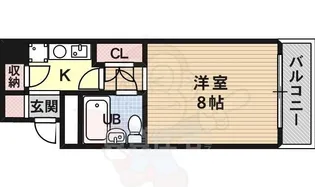 パル千里丘【4階】の間取り