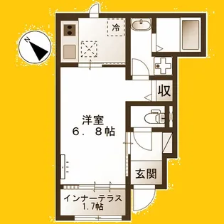 KM Casa新横浜【1階】の間取り